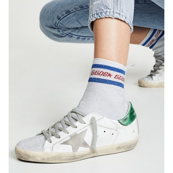 Golden Goose White Superstar Sock High-Top 37 NIB - Picture 1 of 8